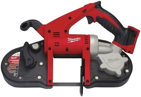 The Milwaukee M18 2629-20 is a cordless band saw that features a powerful M18 fuel motor, cutting capacity of 3-5/8 inches in round and 4-3/4 inches in rectangular materials, and an ergonomic grip. It is designed for cutting metal, wood, and plastic in tight spaces with the added convenience of cordless operation.